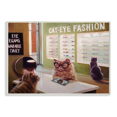 « perse chat », examen drôle», impression sur toile