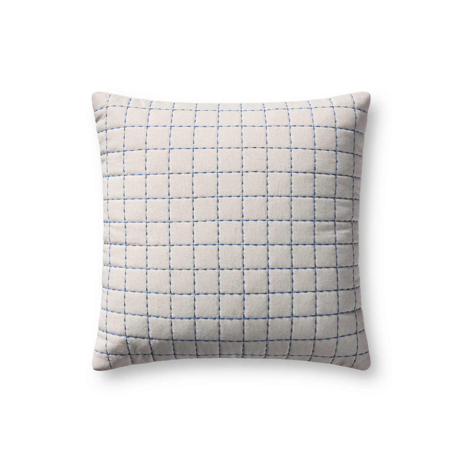 Magnolia Home x Loloi Hattie Pillow Cover, Pillow Cover Only - No Insert, Square 18"