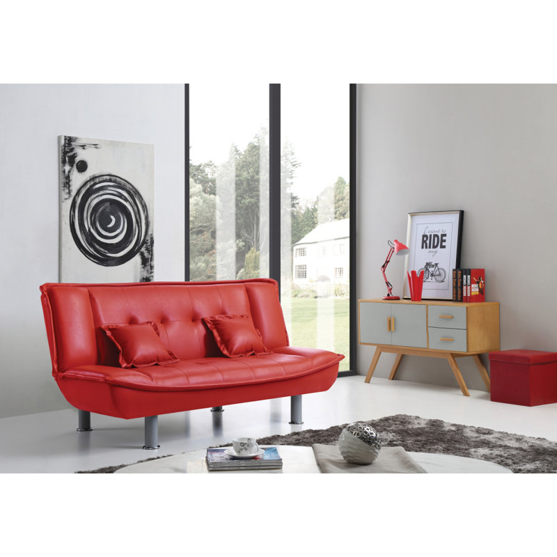 Canapé-lit Modern Modern, Rouge