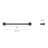 Deckard 18" Mounting Towel Bar-35197655