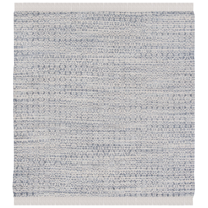 Tapis en coton tissé à plat Waimes, Carré 6 pi