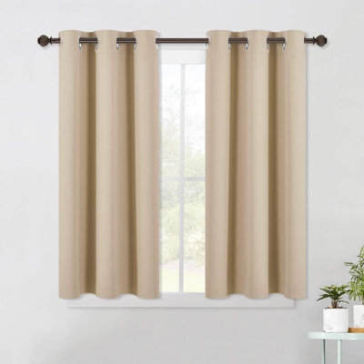 Paire de rideaux occultant en polyester