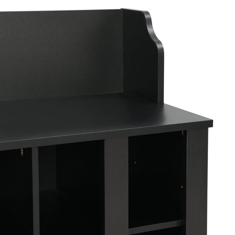 Banc, 27.5 " H x 35.4 " L x 15.7 " D, Black, Does Not Apply, Black