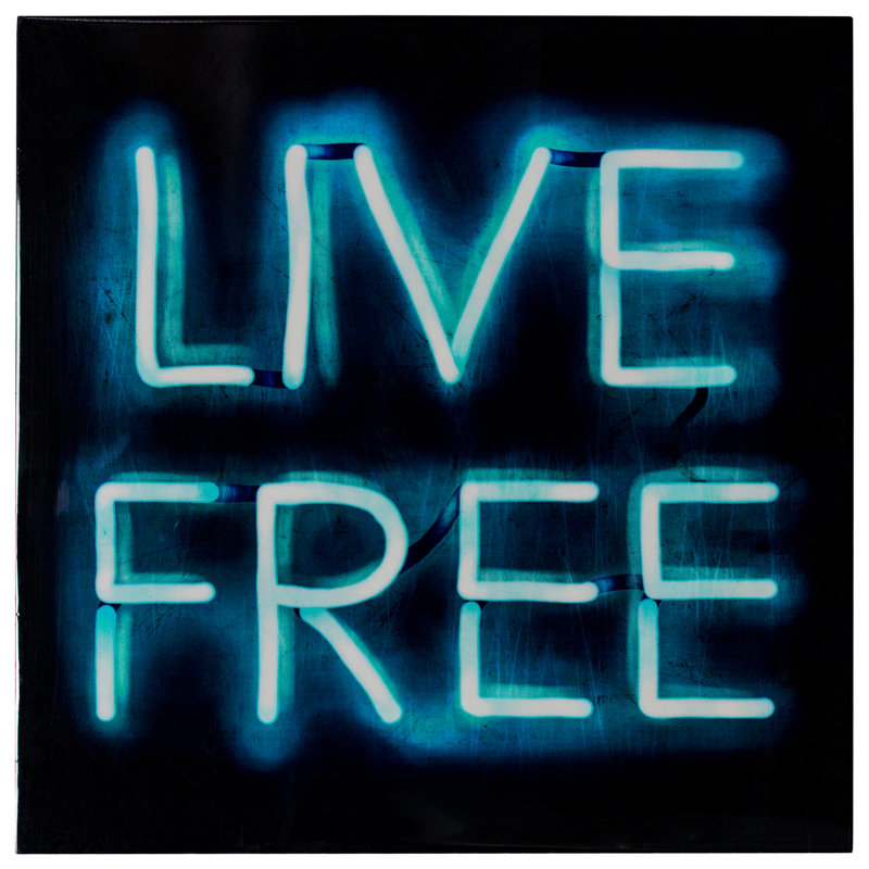 Décoration murale Live Free