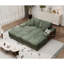 Velours côtelé surdimensionné, structure de salon en tissu respirant et structure en bois, méridienne double pour la détente-686638503