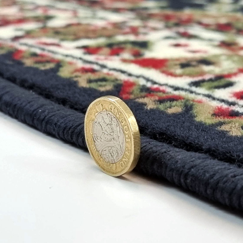 Neve Navy Rug, Rectangle 120 x 170cm