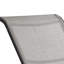 Lit de bronzage pliant en aluminium