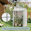 Greenhouse, Reinforced PVC Cover, Steel Frame, Winter Tent for Tomato Herbs Flowers Seedlings Fruit, With Eyelets, 100x83x150cm-131377996