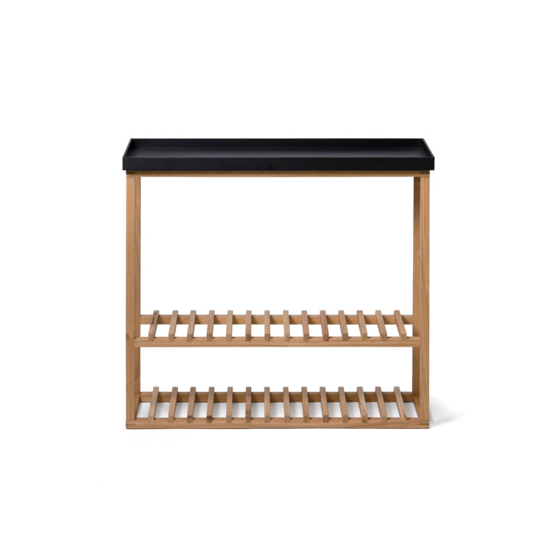Console 32 po, Naturel, Noir