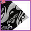 Tapisserie murale argentée et florale - Décoration murale florale-129087279