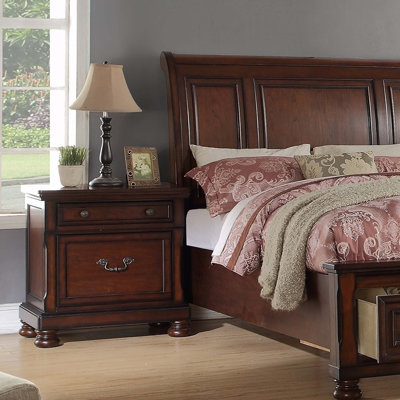 Mobilier de chambre à coucher avec placage en contreplaqué traditionnel