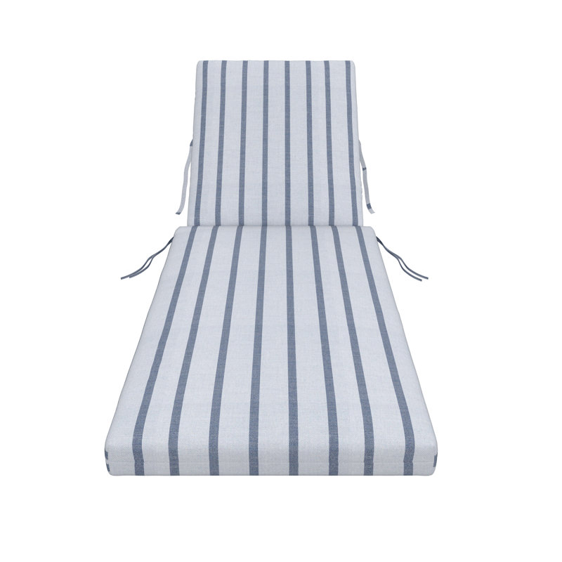 Coussin de chaise longue d'extérieur Amala Sunbrella® - Coussin de remplacement pour patio, L 24,5 x P 76,5