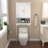 Bathroom Wall Cabinet With Door, Over Toilet Storage, Adjustable Shelves, 3-Tier Medicine Cabinet
