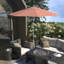 Parasol de patio blanc mat 11 pi.-10839842