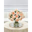 Grand grand arrangement de roses Austin au toucher véritable - Roses en soie de luxe pour la décoration intérieure
