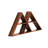 Artyom 2 Piece Triangle Mango Accent Shelf