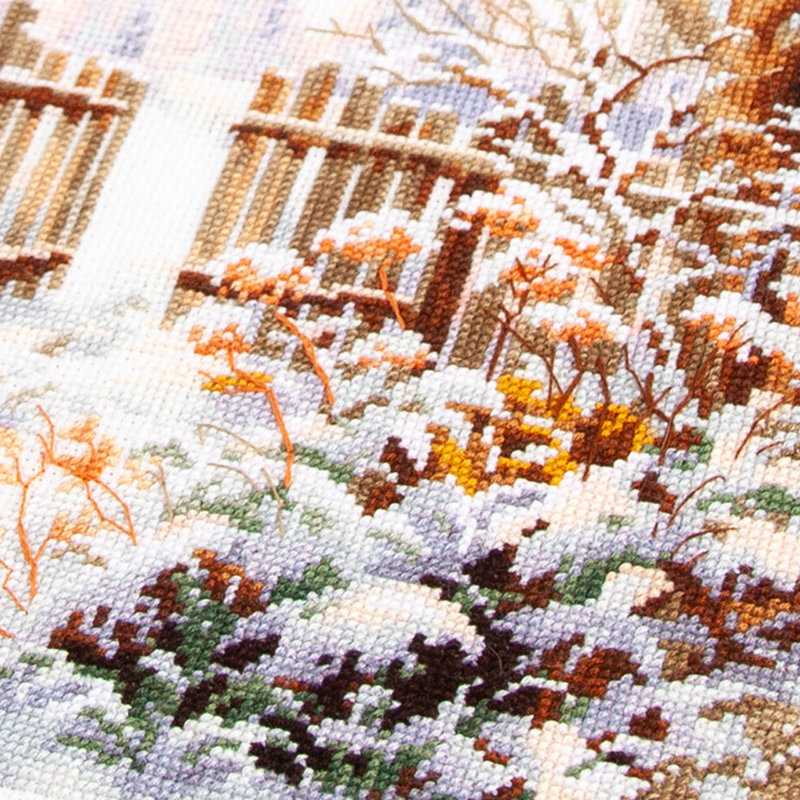 Ensemble de point de croix compté Winter Yard 350-742