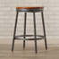Kanagy Backless Metal Swivel Stool