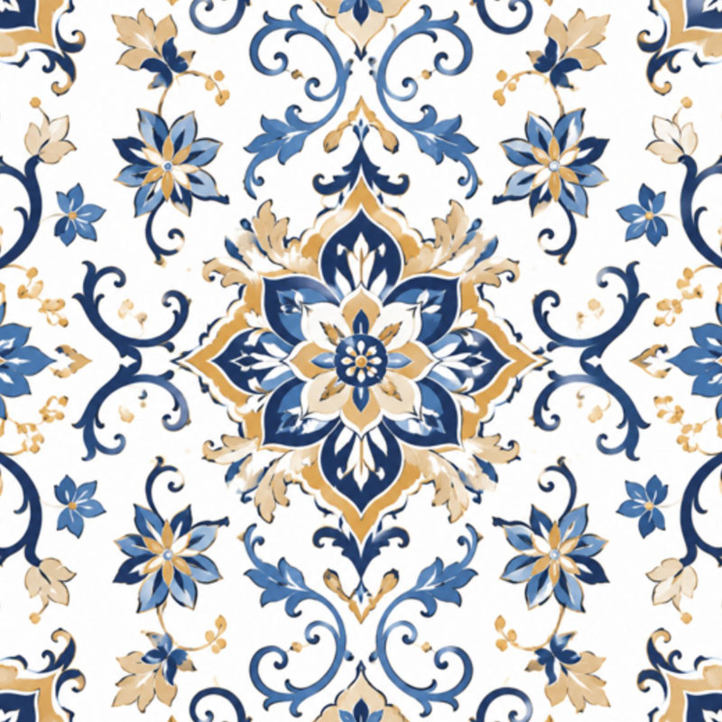 Papier peint adhésif géométrique à carreaux de céramique beiges bleus pelez et collez l 23,6 po x H 118 po auto-adhésif amovible
