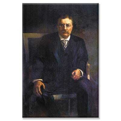 Teddy roosevelt, reproduction d’art sur toile tendue