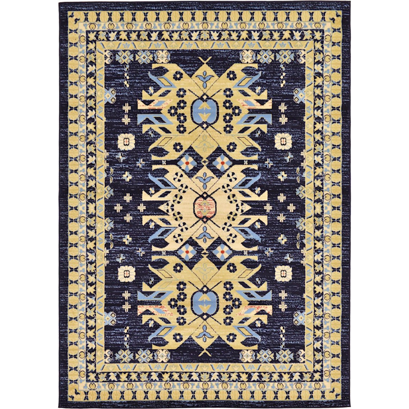 Adonnis Southwestern Indoor Rug, Rectangle 4' x 6'