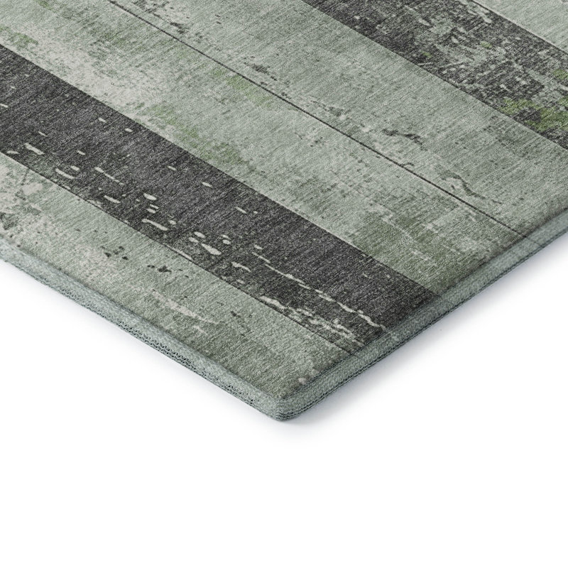Premium Machine Washable Chelston AMF1868 Stripes Rug, Runner 2'3" x 7'6"