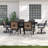 Harland 6 - Person Metal Patio Dining Set with Rectangular Table