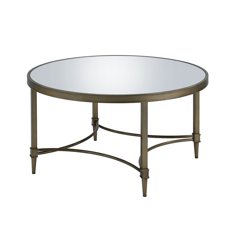 Table basse à miroirs