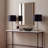 Resin and Mercury Glass Standard Table Lamp