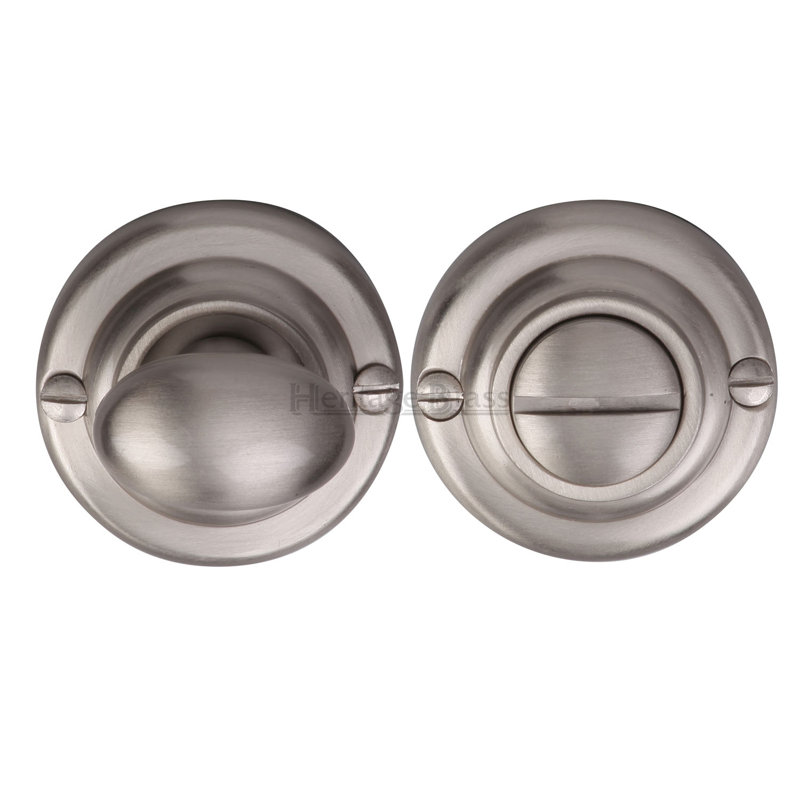 Heritage Brass Heritage Privacy Thumbturn & Emergency Release, Satin Nickel