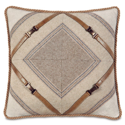 Aiden Linen Square Pillow Cover & Insert