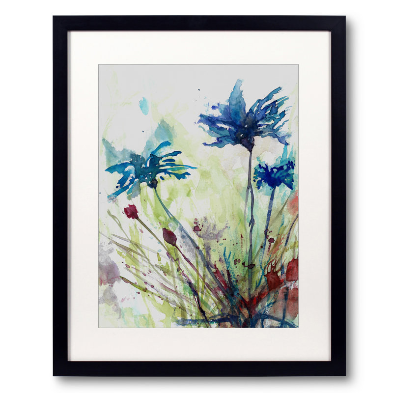 Fleurs sauvages par Angel Estevez, H 21,25 po x l 17,25 po