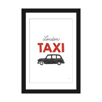 « london taxi », impression sur toile tendue