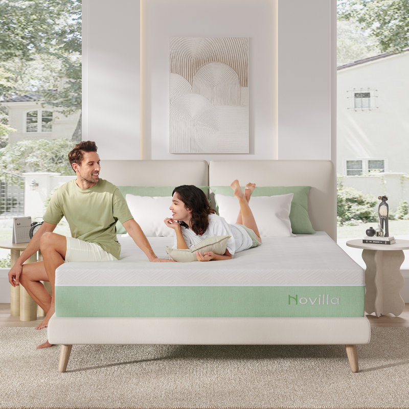  10 Inch Gel Memory Foam Mattress, Twin, 10"
