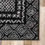 Tapis noir à motif géométrique Kahseem-822685915