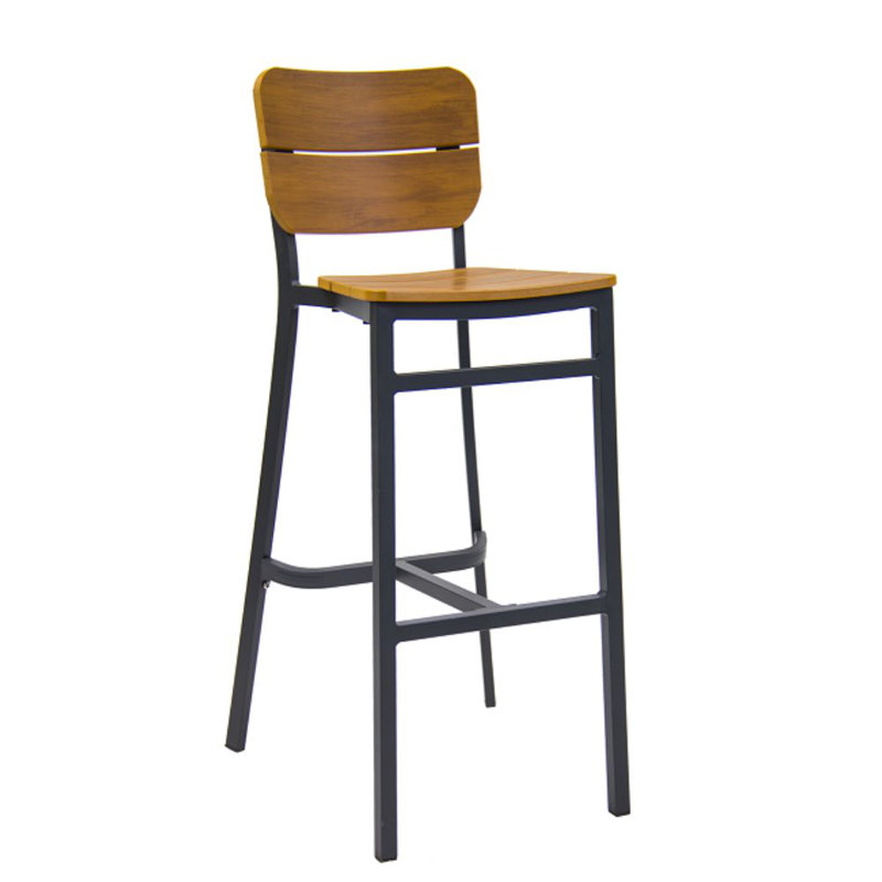 31” Teak Patio Bar Stool