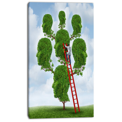 « family therapie abstract », impression sur toile tendue