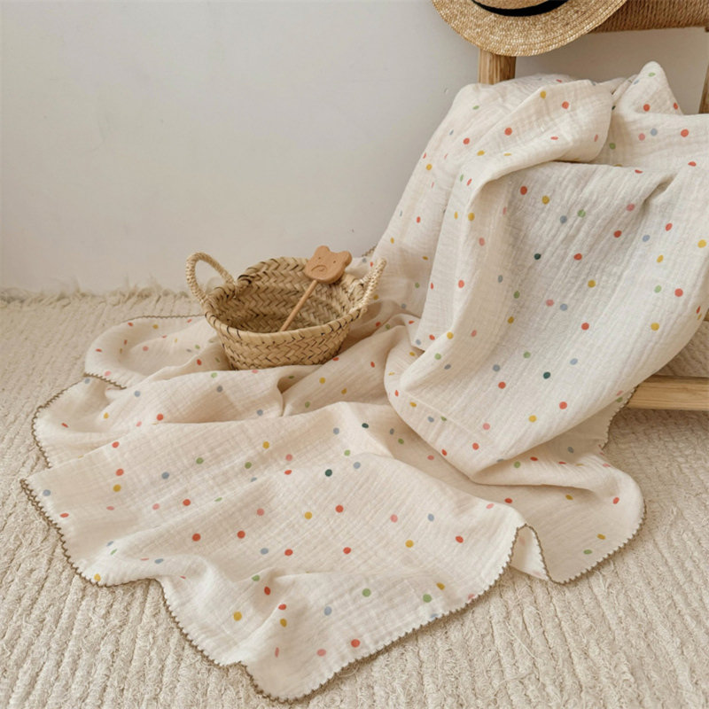 Couverture mignonne pour bébé en coton