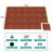 Sorbus Waterproof Wood Grain Foam Floor Tiles, 24 Tiles, 96 Sq Ft, Interlocking, Mahogany-100081917