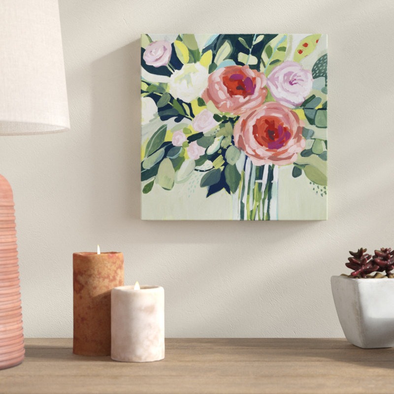 Let The Light In I by Victoria Borges - Wrapped Canvas Painting, 30cm H x 30cm W  