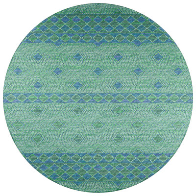 Ancell Chenille Washable Geometric Rug