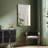 "Golden Stream Rectangular Wall Mirror", 36"x24" Frameless Mirror Featuring a Unique Gold Vein Embellishment