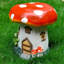 Statue tabouret Mushroom