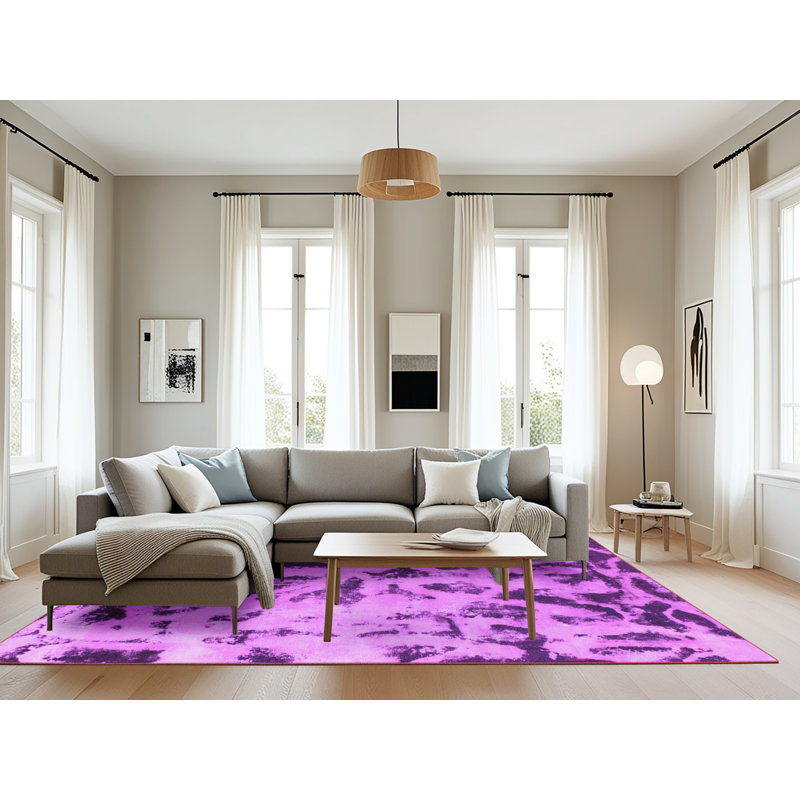 Tapis mauve Jasmain, Rectangle 8 pi x 12 pi
