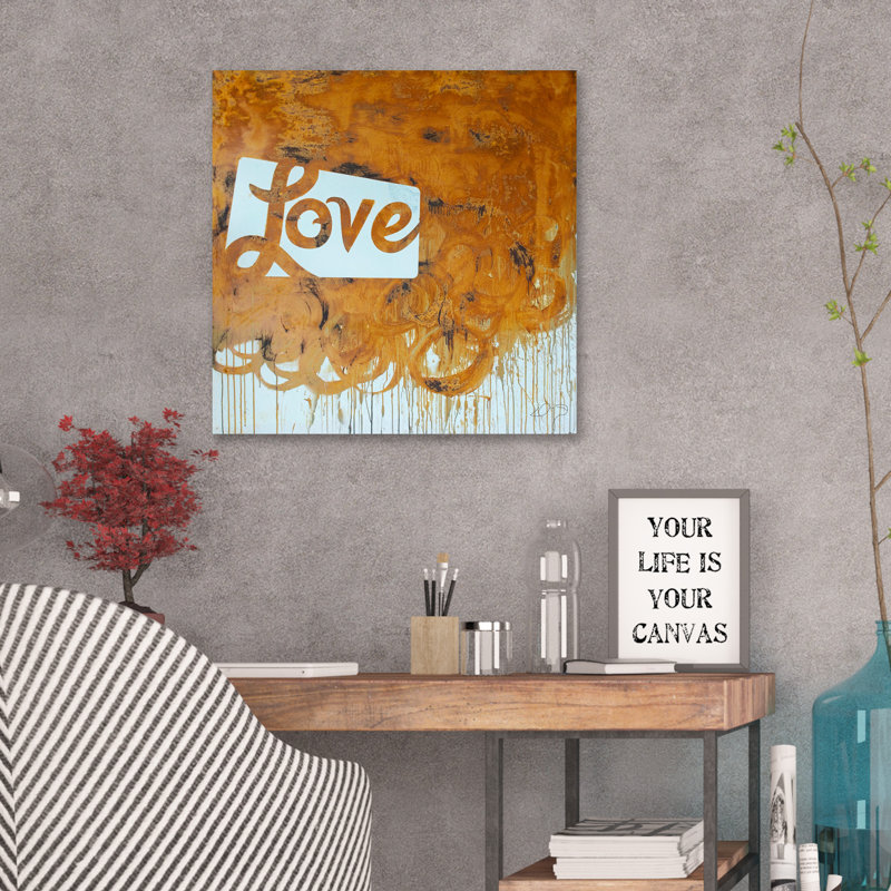 Love 2 by Kent Youngstrom - Wrapped Canvas Print, 91 cm H x 91 cm W x 4 cm D
