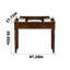 Bureau en bois d'hévéa de style rétro-1912828752