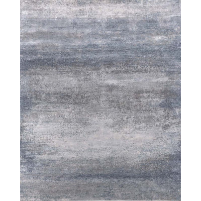 Contemporary One-of-a-Kind Rectangle 8'2" X 10' Hand Knotted Area Rug