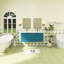 Ensemble de meuble-lavabo mural 47,6 po avec plateau en résine-538422618