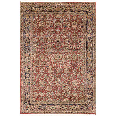 Handmade Silk and Wool Area Rug
