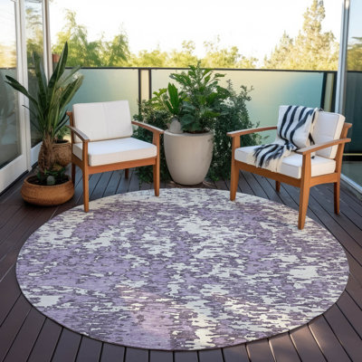 Machine Washable Indoor/Outdoor Alegandro ACN946 Blue 1'8" x 2'6" Rug